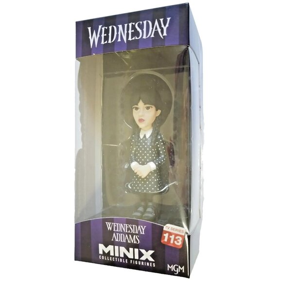 NIB WEDNESDAY Addams Family Vinyl Minix Collectable Figurine TV Series 113 - Picture 10 of 13